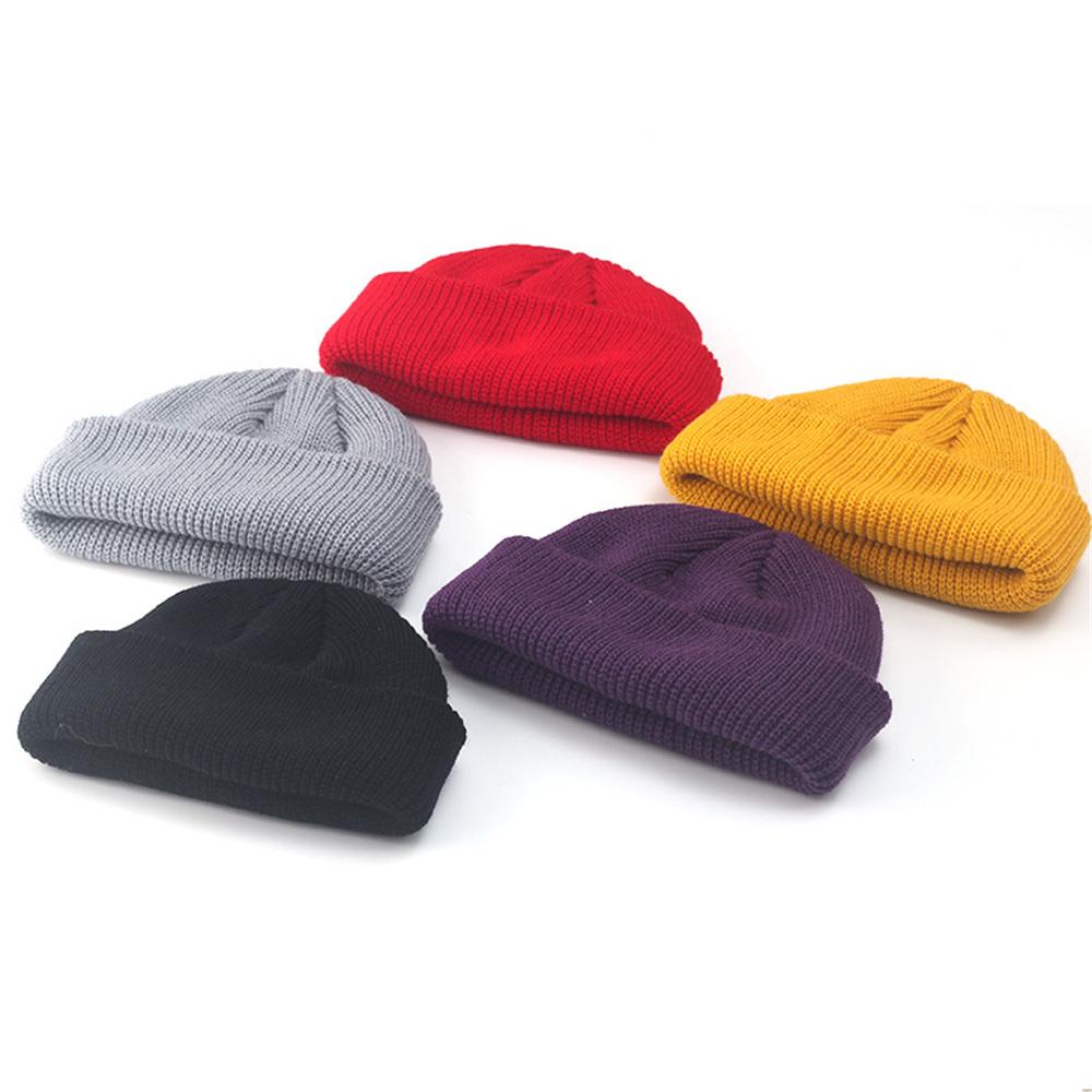 High Quality Daily Warm Beanie Hat Luxury Winter Wool Knitted Plain Beanie Hat Fashionable Daily Solid Color Outdoor Beanie Caps
