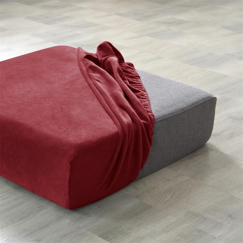 1PC Velvet Sofa Seat Cushion Covers For Living Room Plush Cushion Covers Soft Stretch Couch Slipcover Furniture Protector