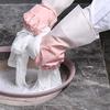 1 Pair Dishwashing Gloves Long Sleeve Protect Hands Waterproof PVC Kitchen Cleaning Dishwashing Gloves for Daily Use
