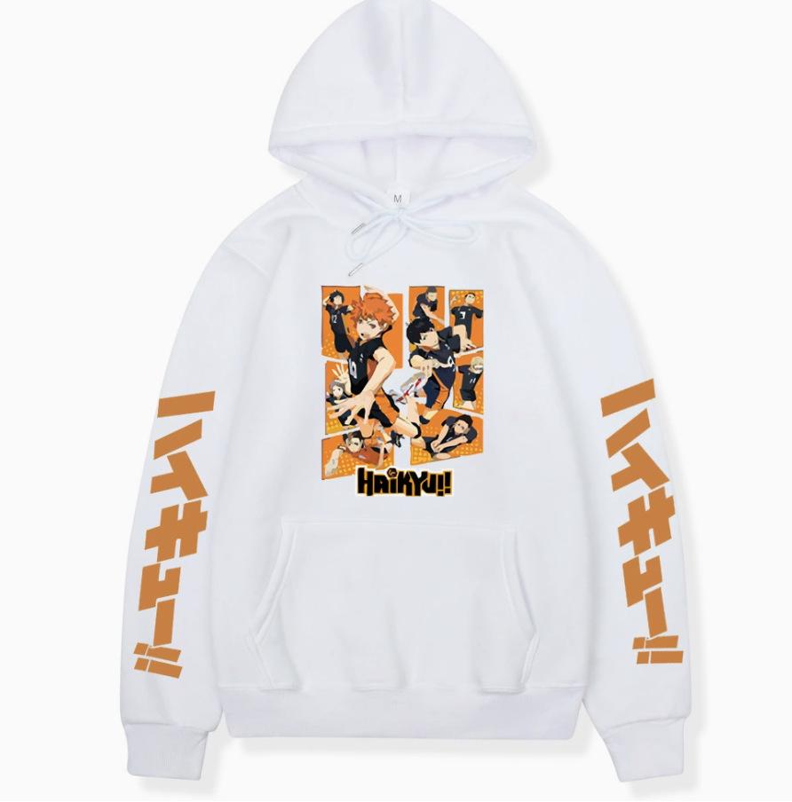 Multicolor Letter Print Casual Hooded Sweatshirt - European & American Style