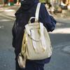 Schoolbag Korean version portable backpack female versatile leisure student make-up bag niche design shoulder bag lazy wind handbag