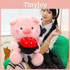Flower Pig With Plush Toy Animal Stuffed Doll Bedroom Decoration Gift Kids