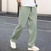 Men's Casual Elastic Waistband Drawstring Breathable Color Pants