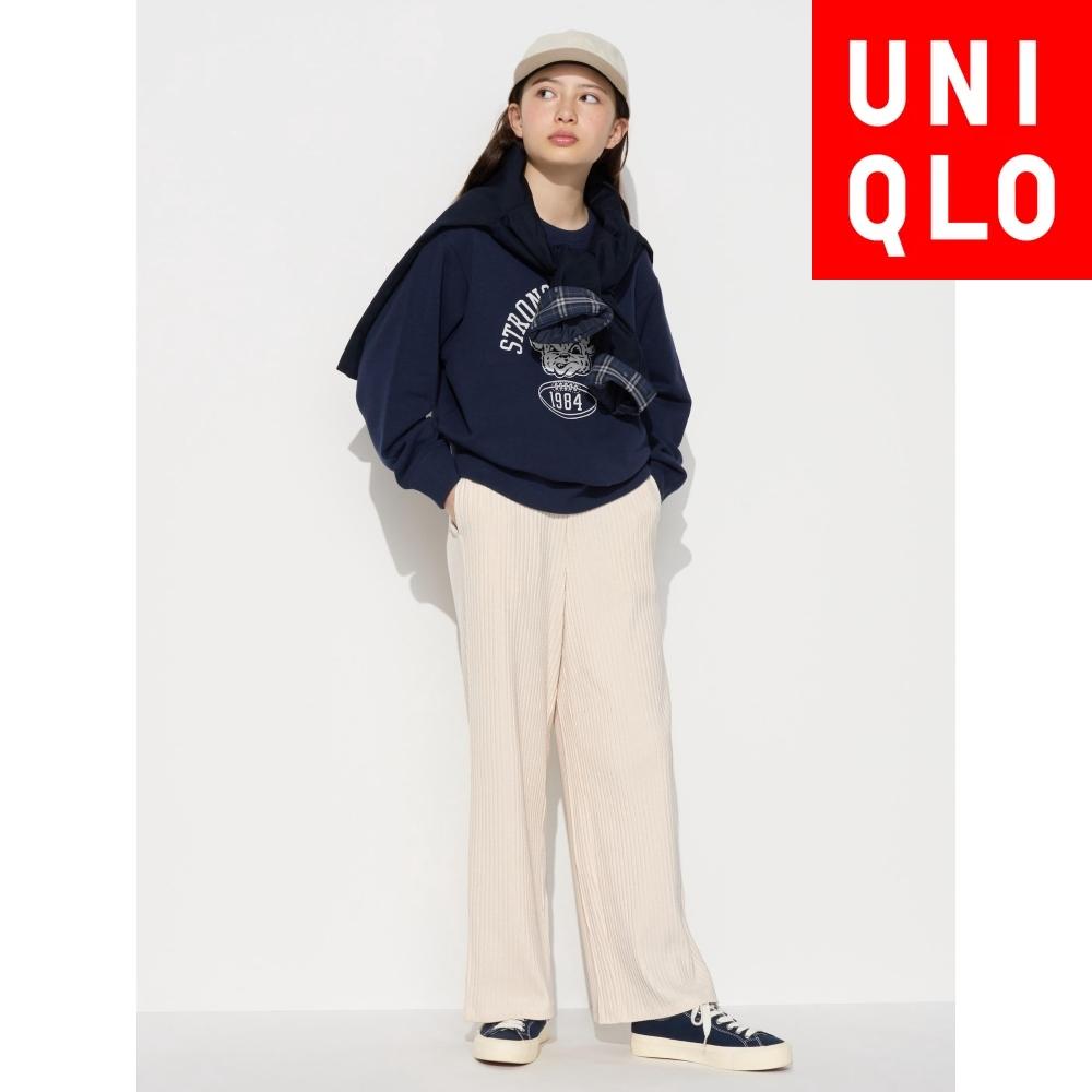 

Uniqlo JAPAN GIRLS широкие брюки в рубчик