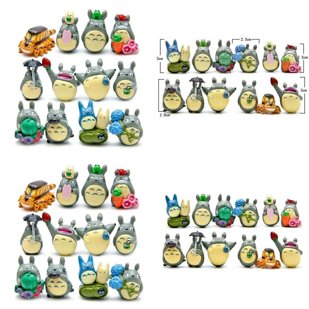 My Neighbor Totoro 12pcs Set Garden Decoration Anime Action Figures For Kids And Collectors