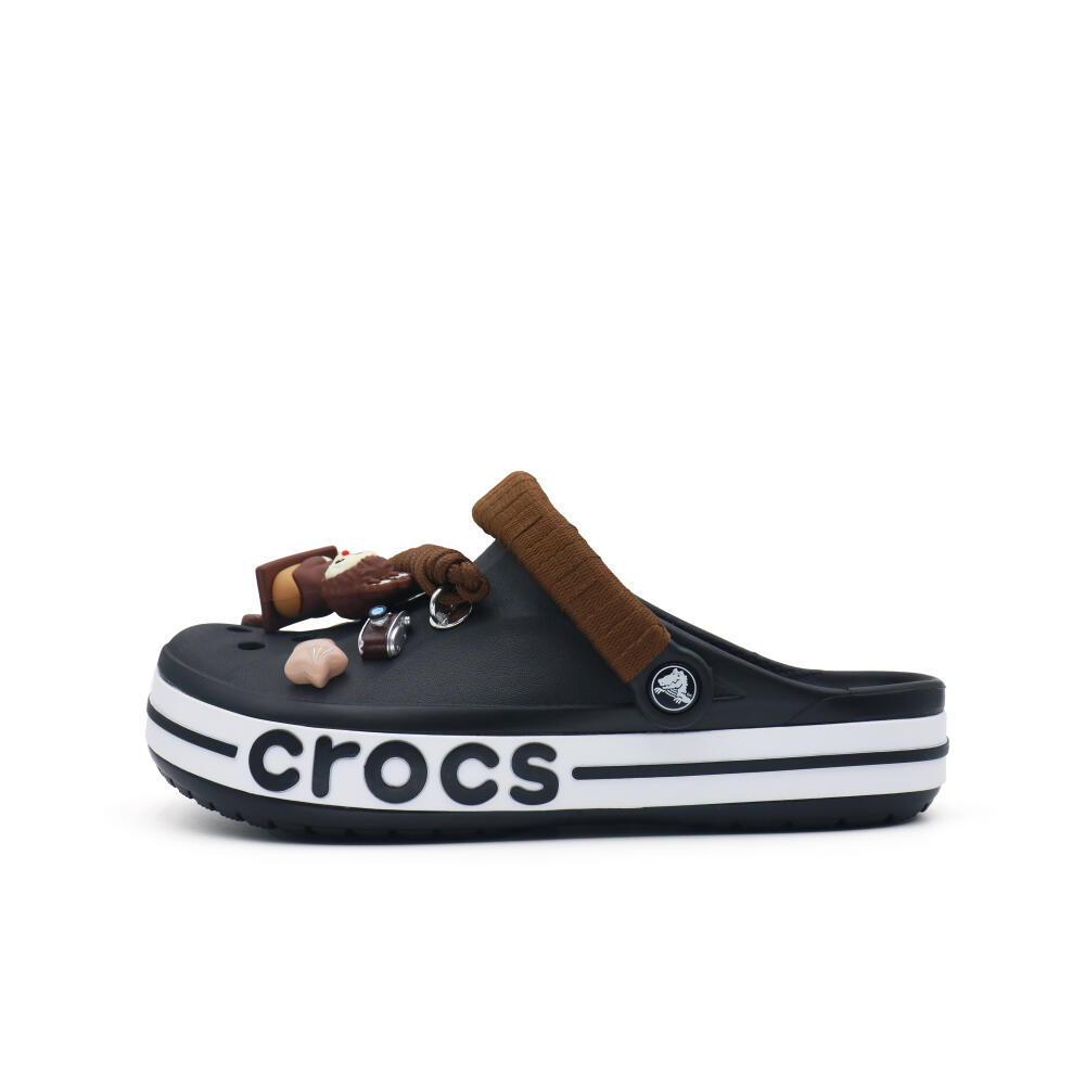 

Crocs Bayaband EVA GREAT WALK Xiongtu Coffee Cloth Vibe Style Comfortable and Versatile Hole Shoes Unisex Same Black. 45-46 чёрный