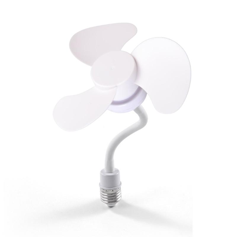 

5.5inch Chandelier Fan E27 Thread Ceiling Fan 360 Degree Adjustment Low Noise Electric Fan Cooling Fan for Indoor