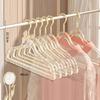 Clothes Rack Women'S Traceless Household Transparent Plastic Clothing Store Gold Powder Drying Rack