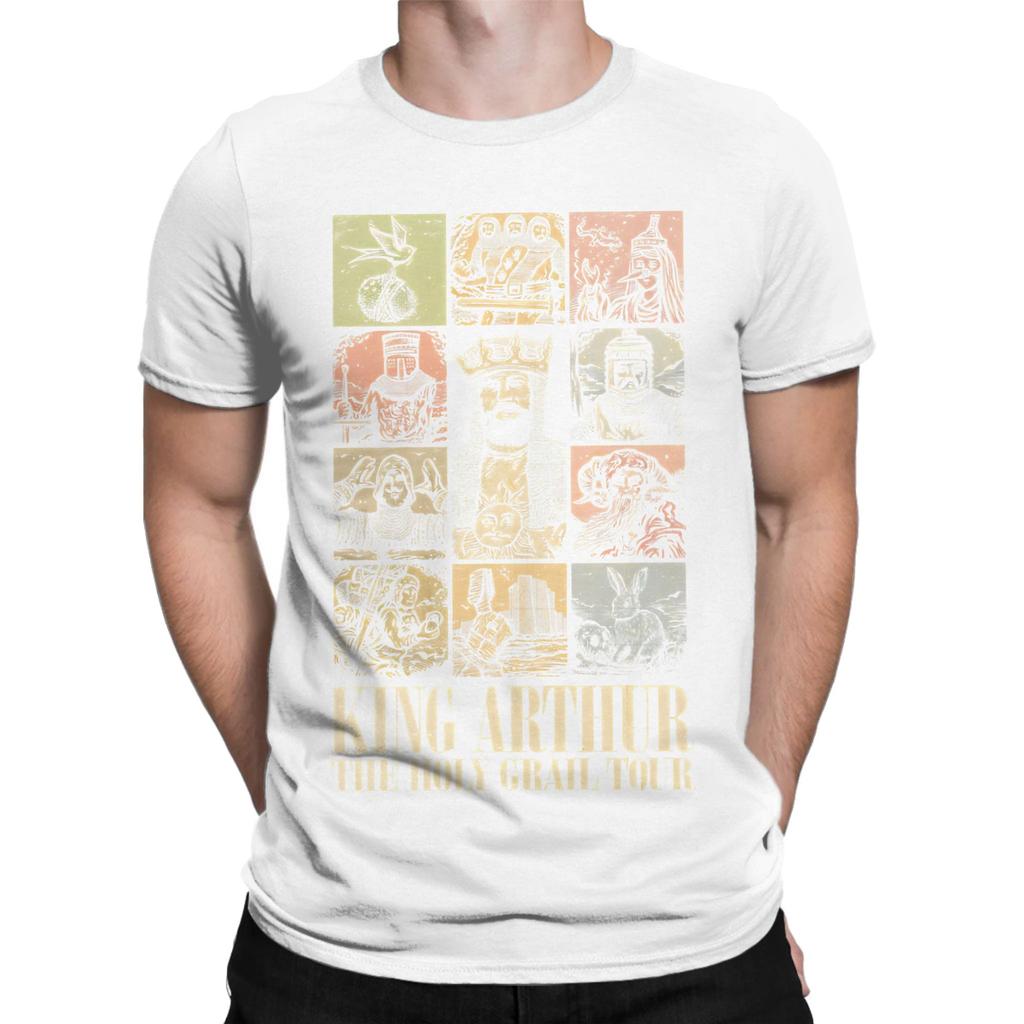 90s King Knight Retro Vintage Movie Style Graphic Funny 100 Cotton TShirt Monty Python And The Holy Grail Tops Tees For Unisex