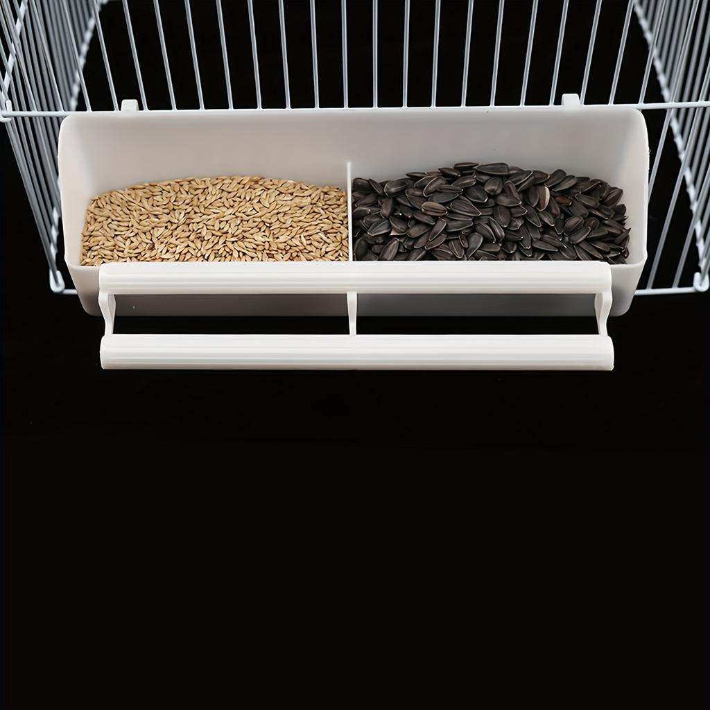 Durable Parrot Feeder and Water Container - Easy To Clean and Refill, Perfect for Small To Medium Birds