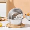 2Pcs/Set Stackable Rice Colander Stainless Steel Rice Wash Filter Basin  Prepare The Food