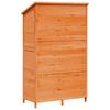 Garden Shed Brown 106 x 56 x 176.5 cm Solid Spruce Wood