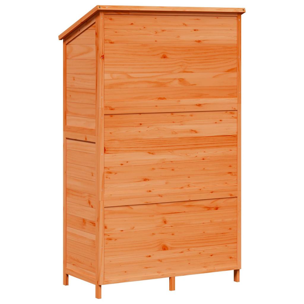 Garden Shed Brown 106 x 56 x 176.5 cm Solid Spruce Wood