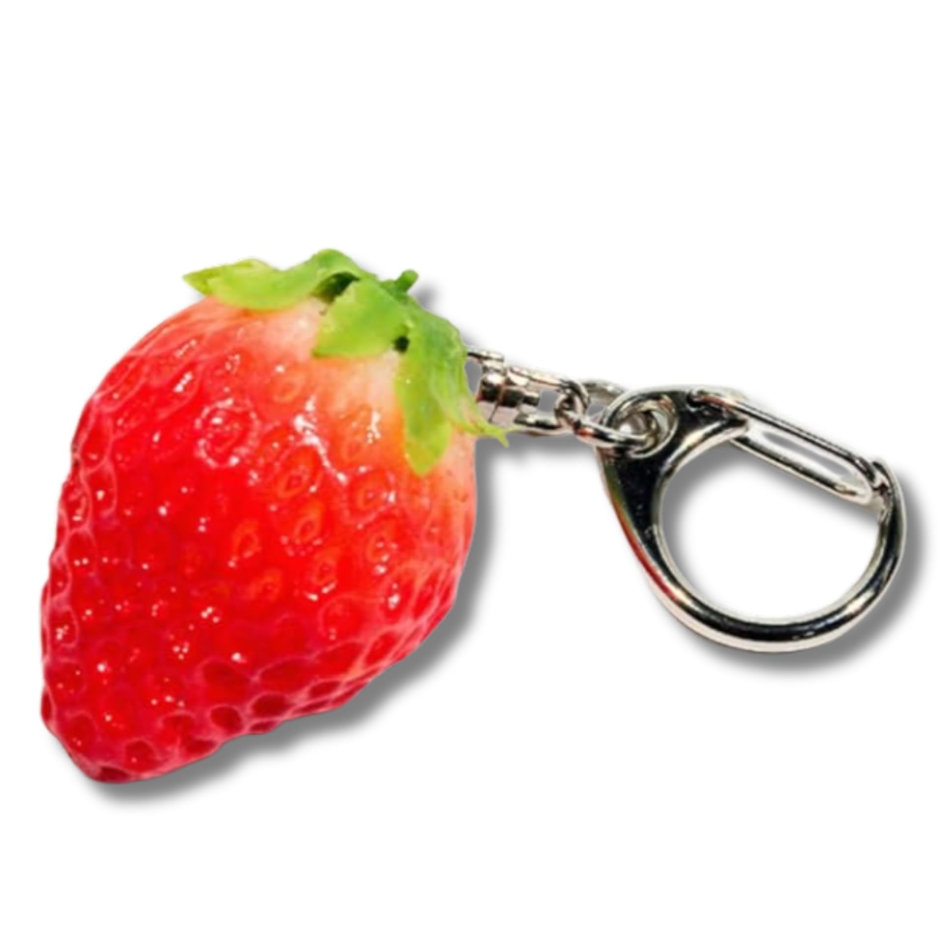 

Food Sample Keychain Strawberry Looks Like You Want to Eat It 001TK -