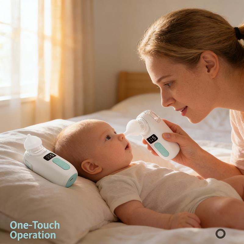 Long-Lasting Battery 2-in-1 Baby Nasal Aspirator & Nebulizer – All-Day Use