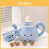 Cup Teapot Coffee Baguette Cinnamon Roll Baguette Plush Toys Short Fabric Kids