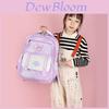 Adorable Cartoon Kids Backpack Large Capacity Lightweight For Grade 3-4 Boys Girls