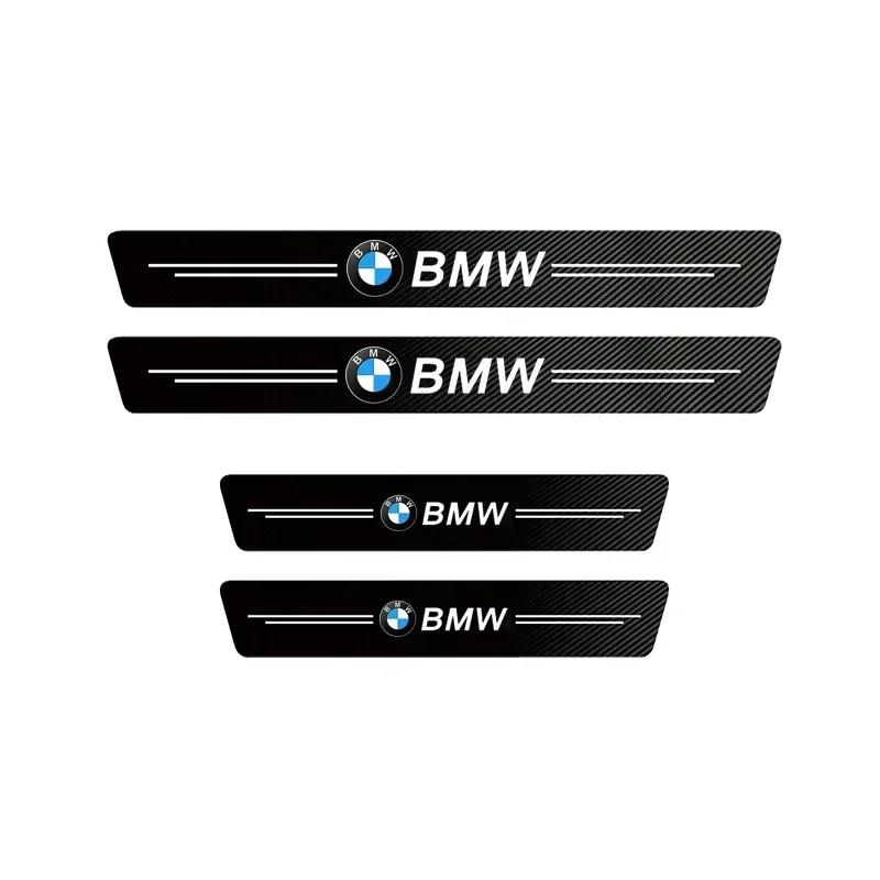 BWS1 Car Sticker Hot 2025 M Car Door Carbon Fiber Sill Protector Stickers For BMW E91 E30 E34 E53 E61 E62 E93 G30 G20 G05 G11 E48 Ser