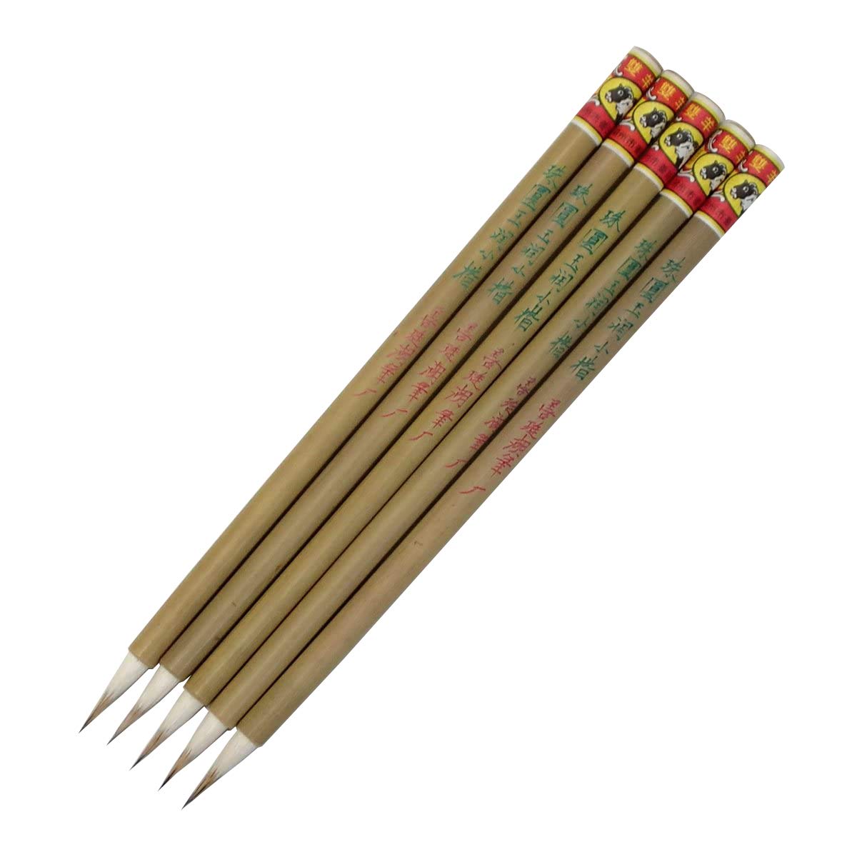 

Calligraphy Double Tang Small Fine Brush Brushes, Sheep, Pearl, Yuan, Yu, Run, Small, Kai, 5-Piece Set, Brush, Brush,