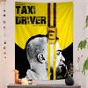Crime Thriller Movies Taxi Driver DIY Wall Tapestry For Living Room Home Dorm Decor Wall Art Decor