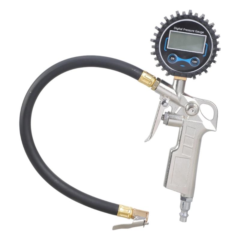 

Digital Car EU Tire Air Pressure Inflator Gauge LCD Display LED Backlight Vehicle Tester Inflation Monitoring Manometro 1 чорний