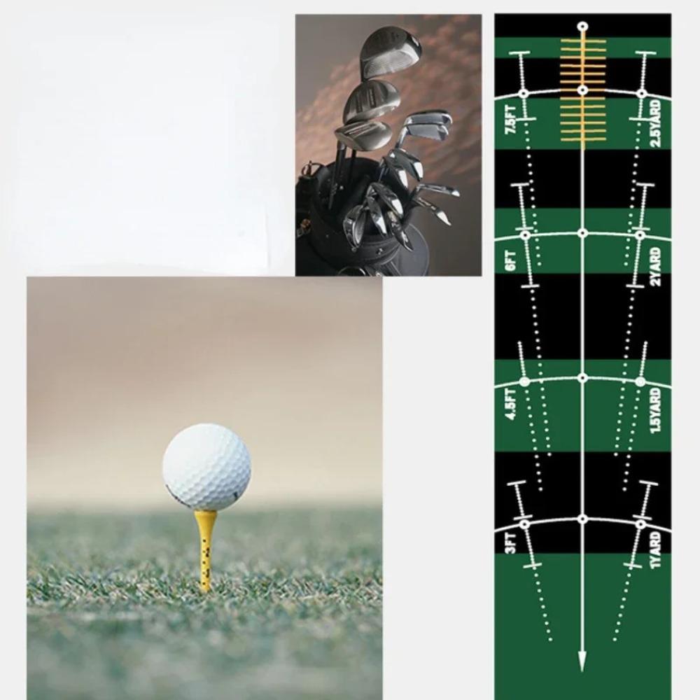 BEPAN Portable Carpet Indoor Office Home Golf Putter Practice Carpet Trainer Strike Pad Golf Mat Golf Green Trainer