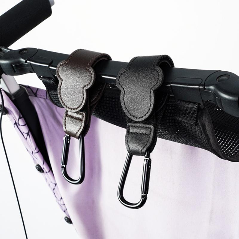 Cartoon baby stroller no punching magic tape hook universal baby stroller hanging bag storage fixing buckle