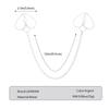 Heart Nipple Clamps Sex Adjustable Body Clips Non-piercing Jewelry For Women And Couples