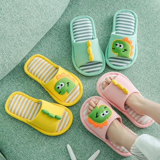 Unisex Non-slip Plush Corduroy Slippers with Bow, Warm Cotton Fleece Lining for Autumn and Winter