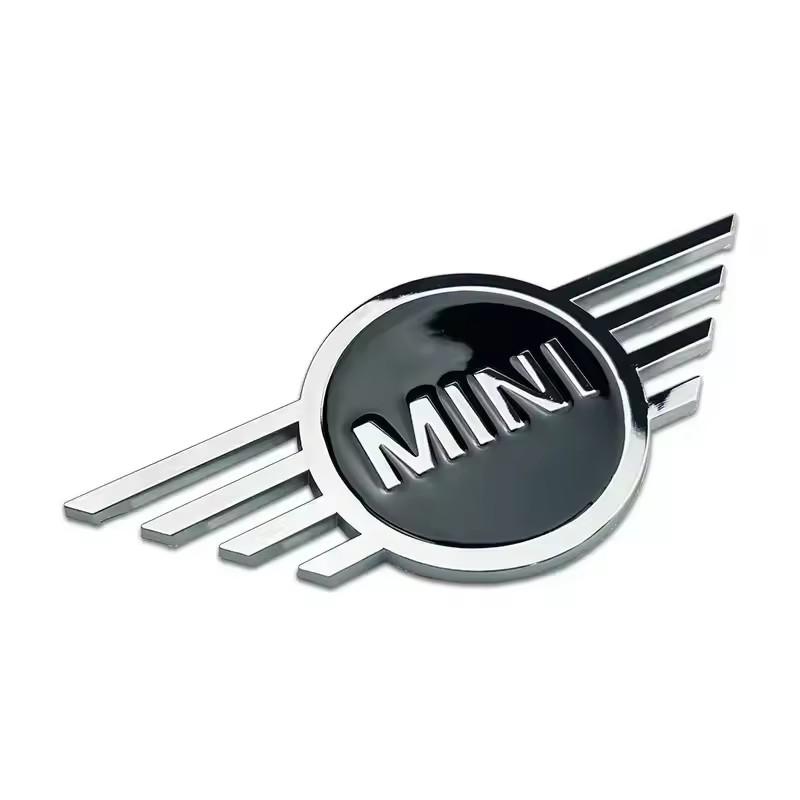 3D Metal Car Rear Badge for Mini Cooper F55 F56 F54 Countryman Clubman JCW R56 R60 F60 Front Emblem Sticker Accessories
