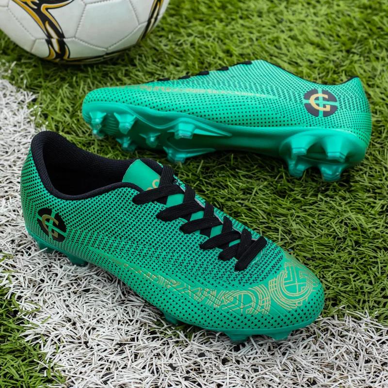 Mens Soccer Shoes High Quality Professional Outdoor Sports Society Football Boot Turf Training Field Boot Football for Kids