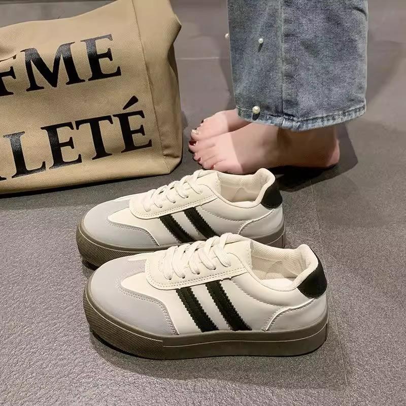 Shell Shoes Women's Shoes New Student Platform Heightening White Shoes Sports and Leisure Board Shoes Summer Breathability