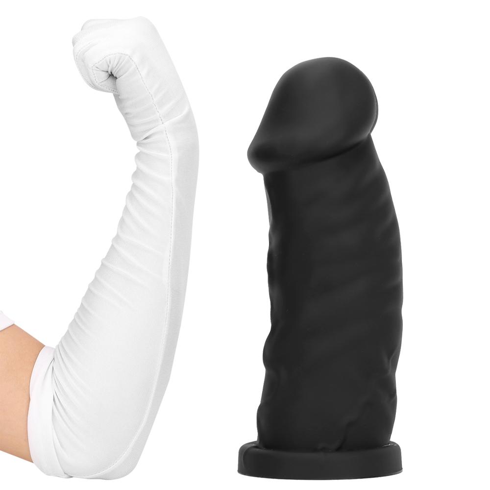 Silicone Extra Large Black Dildo Butt Plug Fisting Sex Toy Masturbator Big Dick Realistic Penis Strap On Cock