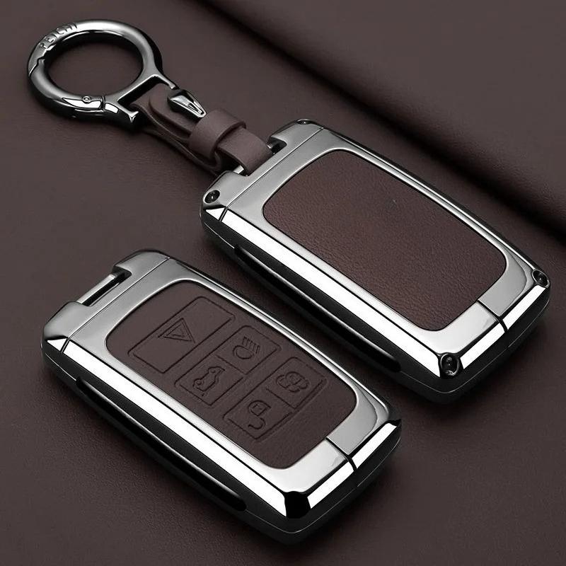 Car Key Case Bag Cover Shell For Jaguar Xf Xj Xe S-Type F-Type X-Type F-Pace I-Pace E-Pace Android Xfr Xkr Keychain Accessories