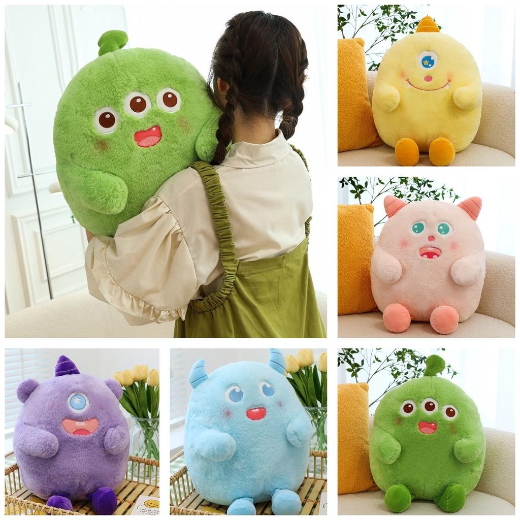 Cute Monster Plush Toy Pillow Soft And Fluffy Office Chair Cushion Gift Wholesale
