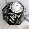 1PC Skull  Automatic Umbrella - Suitable Travel Outdoor Portable Umbrella Birthday Gift Daily Essentials