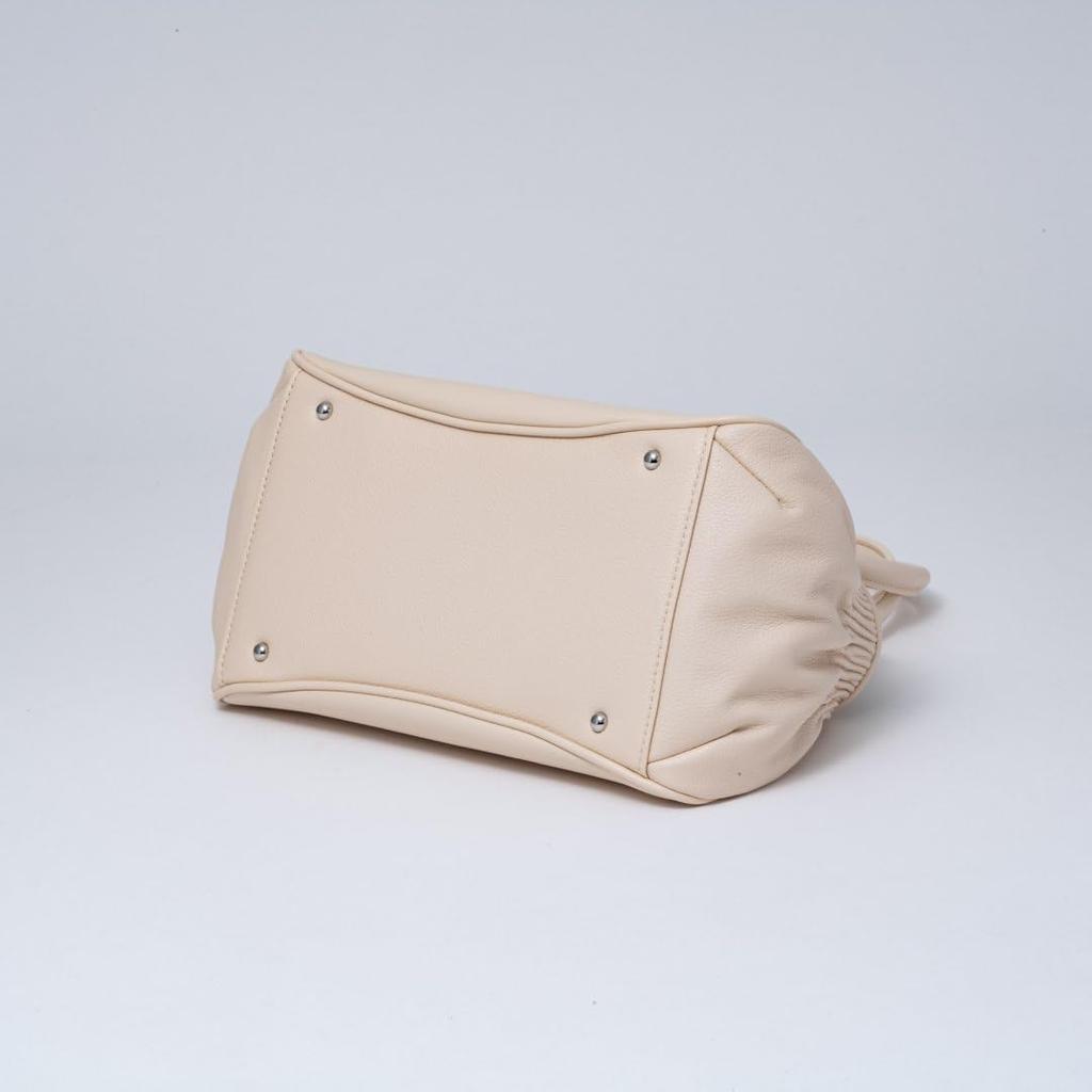 Jill Stuart Handbag Crystal Buckle Feminine Belt Design JSLH5CH2 Ivory 2-Way [Improp] Women's