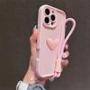 Honor 400 Lite With Lanyard 3D Love Heart Matte Case For Honor 20 50 70 90 200 300 200 Smart 5G 100 80 60 20i 50SE V30 V40 Pro