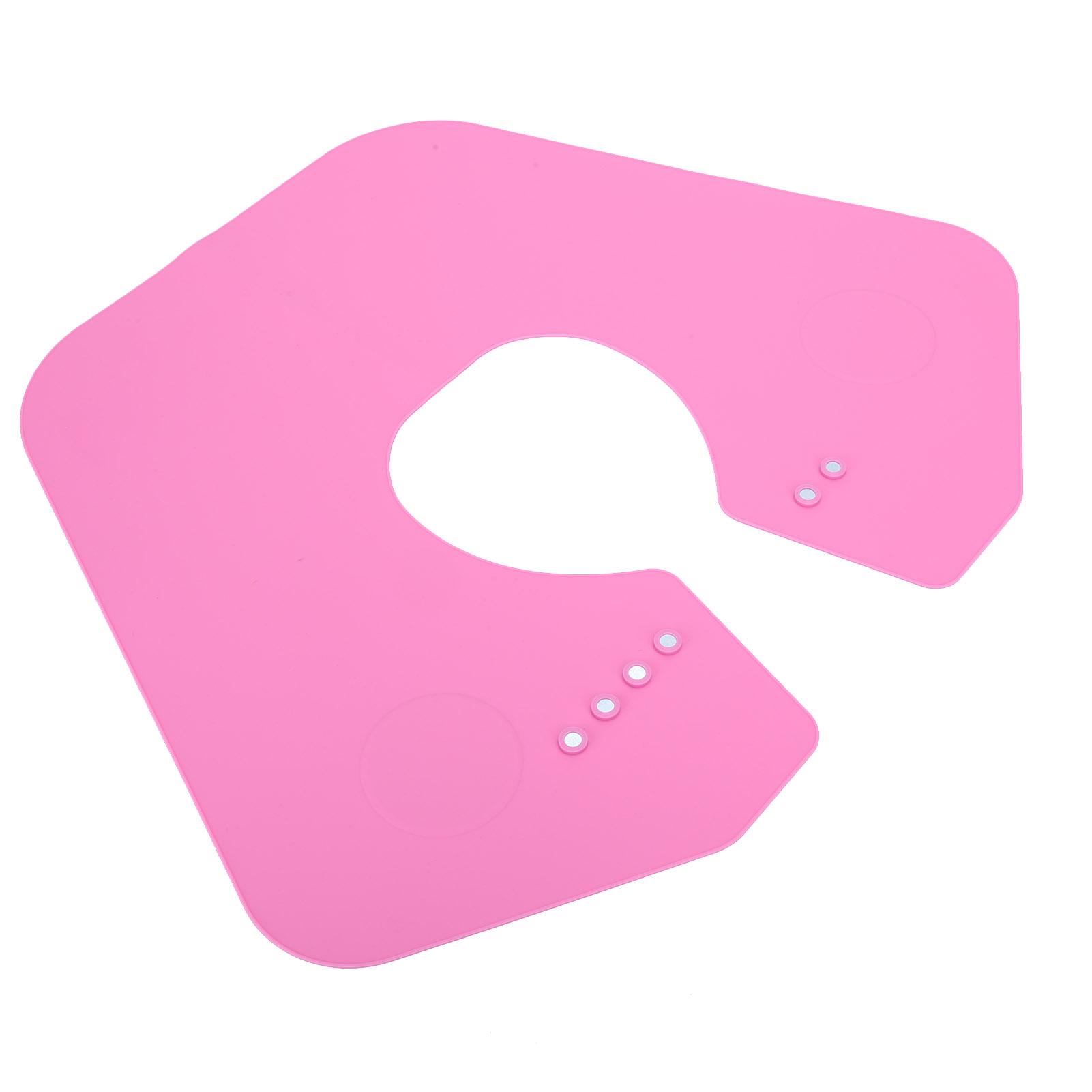 

Hair Cutting Collar Silicone Salon Barber Hair Cutting Cape Neck Wrap Guard Hairdressing Pad Pinkish