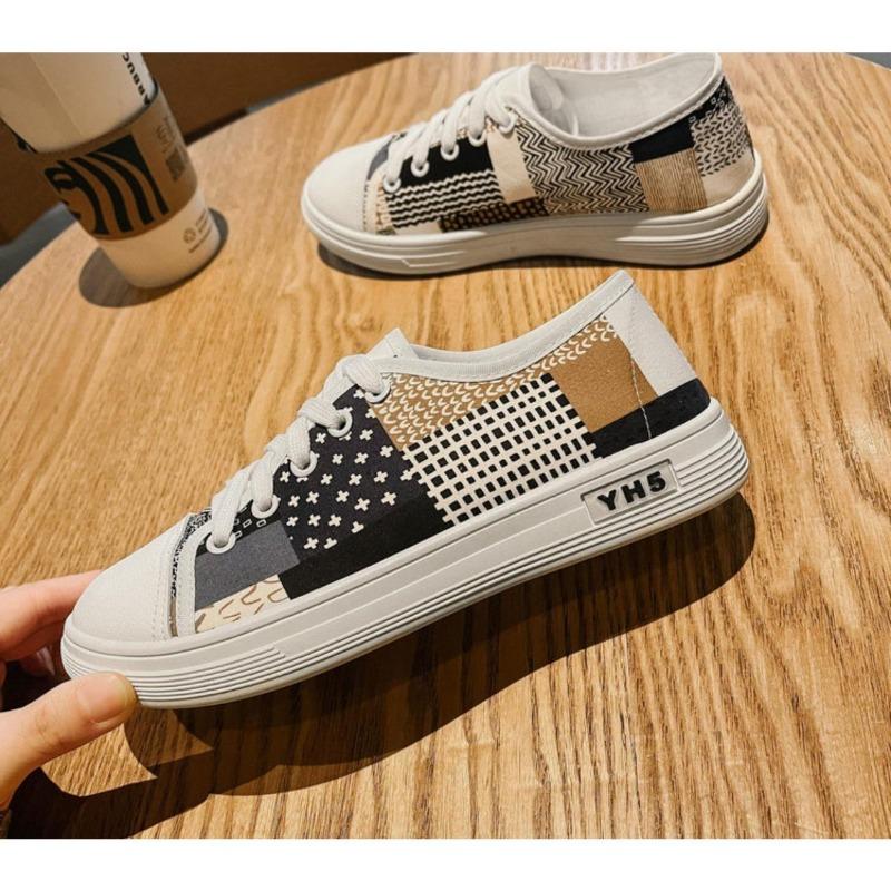 Canvas Shoes Women, Cloth Shoes Single Shoes Students Casual Breathable Non-slip Soft Bottom Women's Shoes