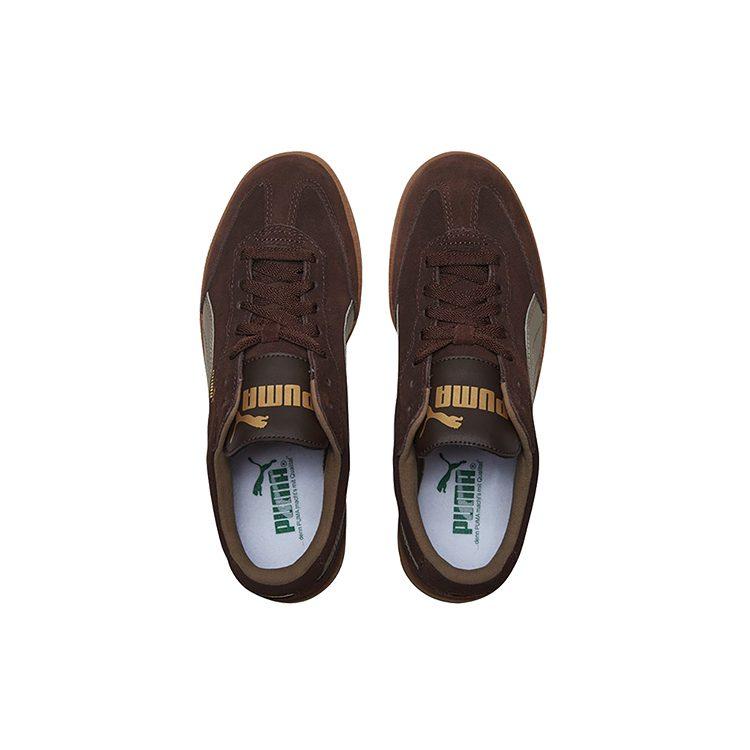 Puma Liga Suede Low Casual Board Shoes Chocolate Brown 341466-75