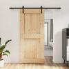 VidaXL Sliding Door and Hardware Kit 95x210 Cm Solid Pine, Interior Door, Interior Barn Door 3202996