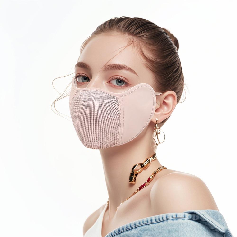 

Маска из ледяного шелка с защитой от УФ-лучей UPF200+ Маска для лица джинни Эластичная маска для лица Рыбалка розовый