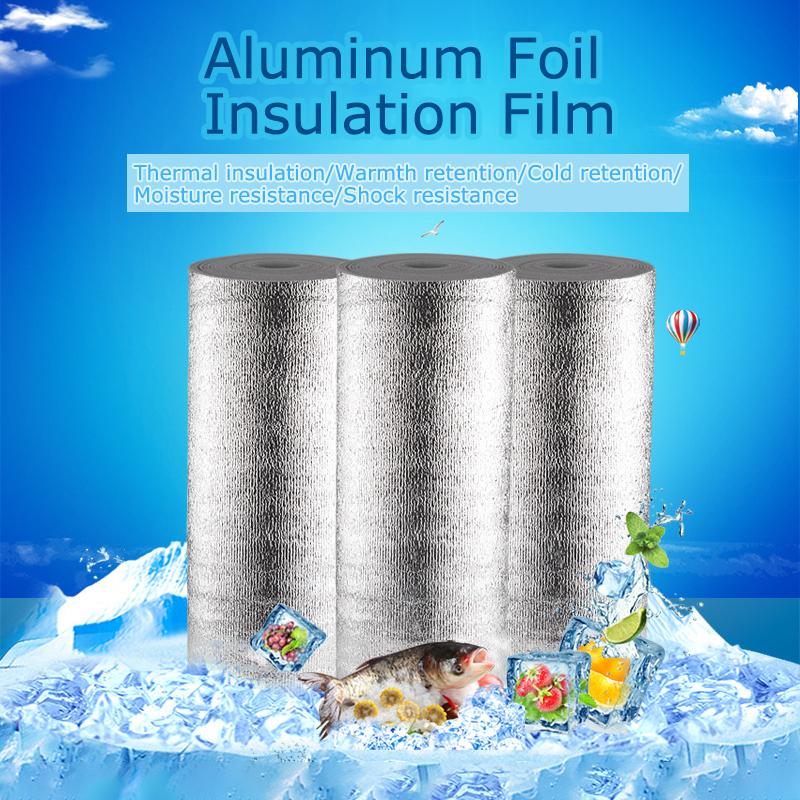 1Roll Insulation Freely Customized Thermal Various Purposes Freshness of Food Practical Aluminum Foil Car Insulation 2MM