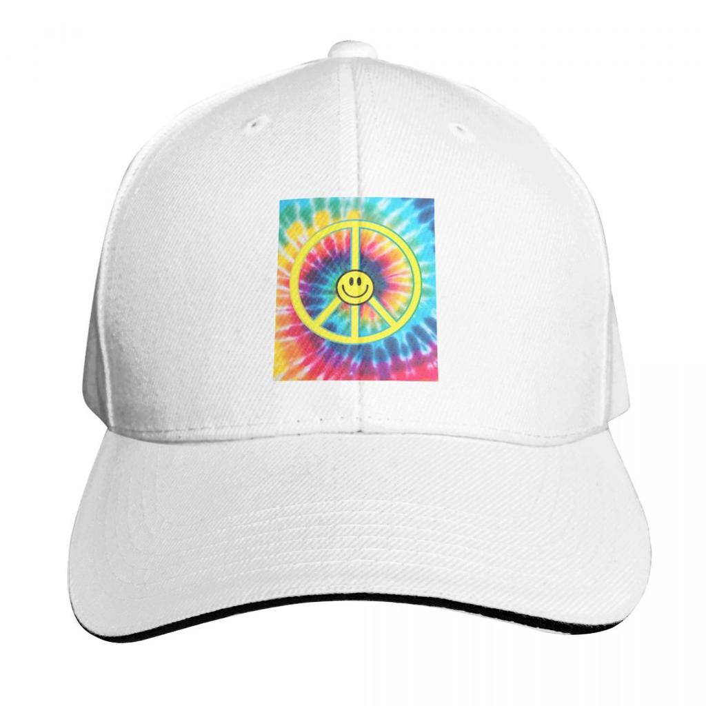 Hippy Trippy Peace Tribe Baseball Cap Christmas Hat Sunhat Foam Party Hat Streetwear Unisex Golf Wear Womens