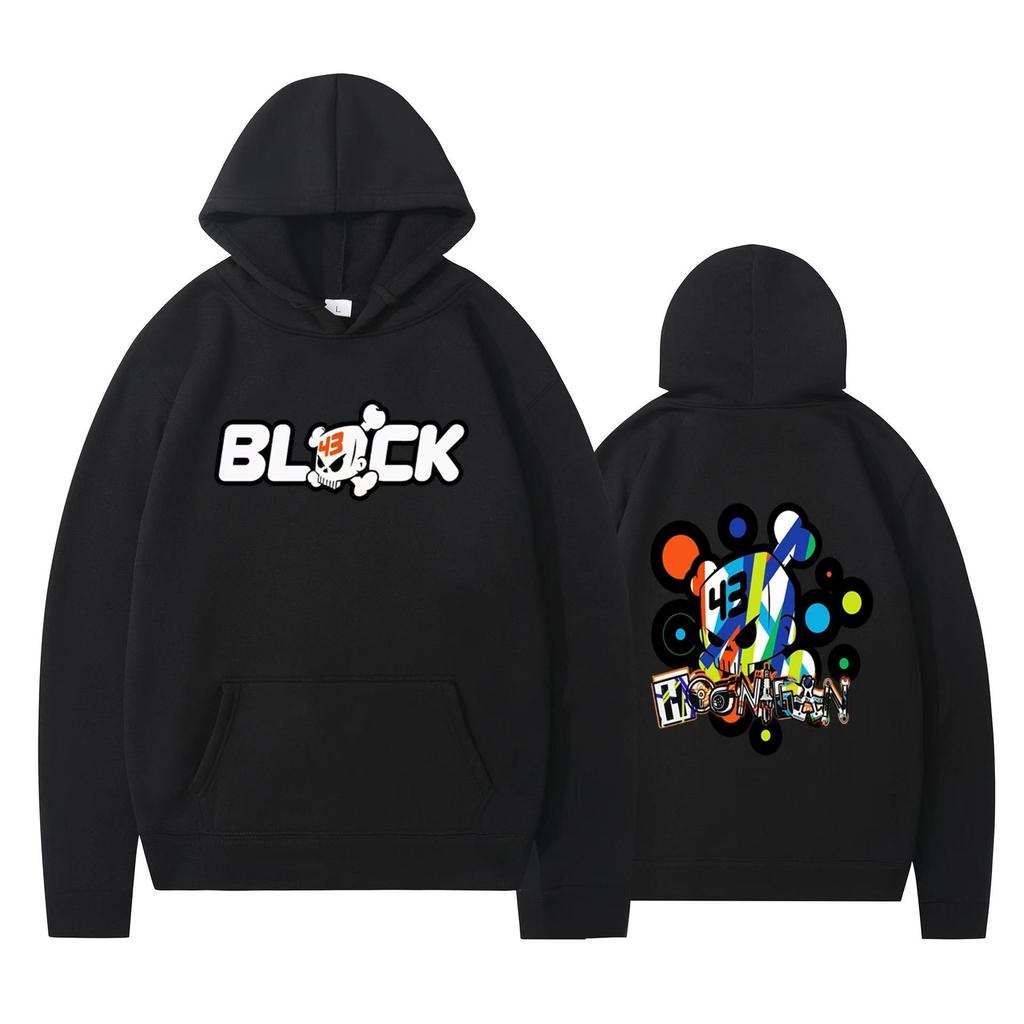 Retro oboustranná mikina s potiskem Ken Block English Cartoon pro muže a ženy