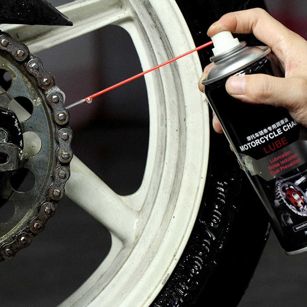 Convenient Chain Cleaner for Motorbikes Easy To Use Solution Motorcycle Shine Spray Suitable for Cleaning & Maintenance