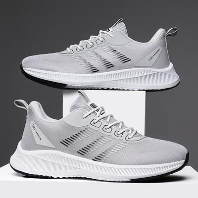 Sneakers Men's New Fashion Breathable Mesh Casual Shoes Lightweight Cushioning Running Shoes Men's Shoes
