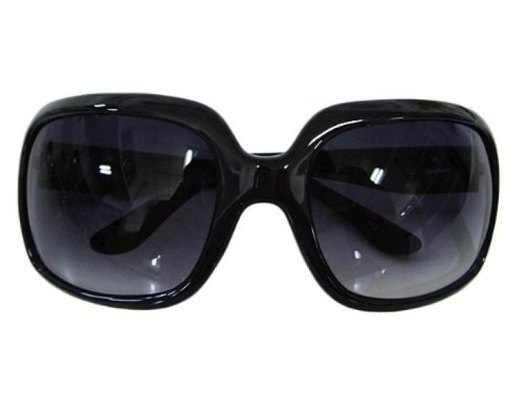8(eight) Big Frame Sunglasses, Oval Shape, Black