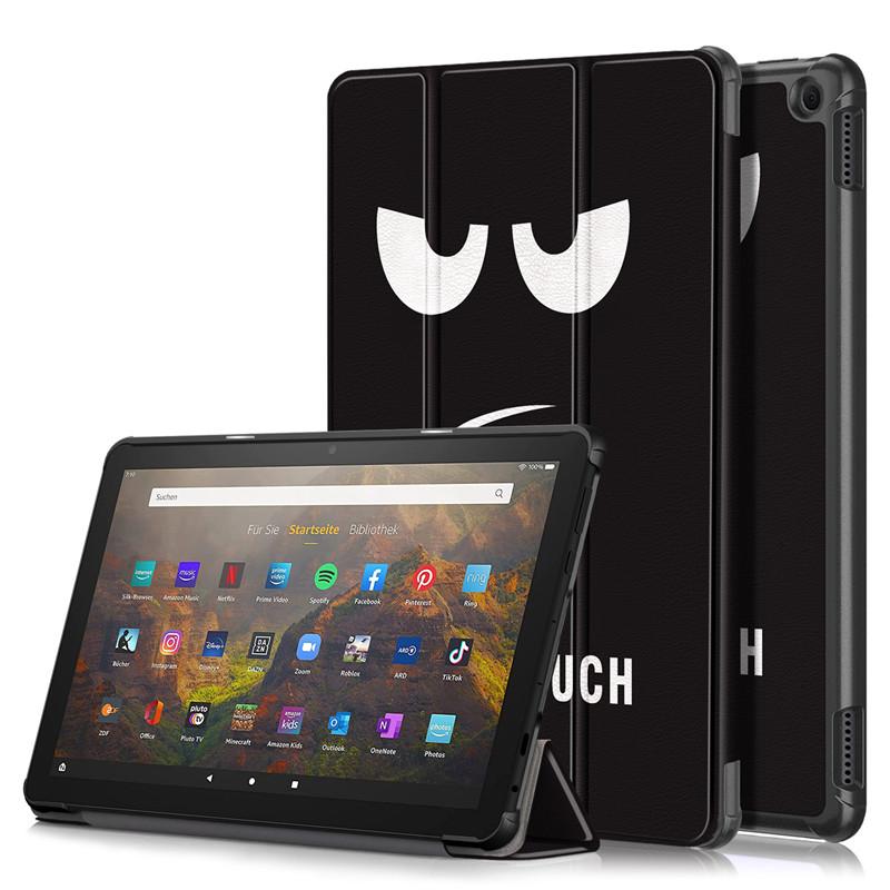 

Чехол для планшета Fire HD 10, чехол 2023, 10,1-дюймовая тройная складная подставка, магнитный смарт-чехол Folio для Fire HD 10, 2023, чехол для планшета for Fire Hd 10 2023 циан
